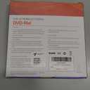 Ziweo External CD DVD Drive, Portable USB 3.0 Type-C CD Burner CD +/-RW Drive DVD Player for ROM Rewriter Burner Compatible with Laptop Desktop PC Windows MacBook Linux Mac OS