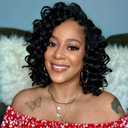 ToyoTree Ocean Wave Crochet Hair - 12 Inch 8 Packs Natural Black Mid-Length Curly Deep Wave Crochet Hair, Synthetic Ocean Wave Braiding Hair Extensions (12 Inch,1B-8P)