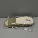 Womens Slippers, Linen Flax House Slippers for Women Men Unisex, Cute Soft Open Toe Summer Bedroom Slides House Shoes Indoor Outdoor Shower Drys fast (5-6, Matcha)