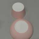 LoeJan Elevated Cat Food and Water Bowls Set, Pink - Raised Ceramic Anti-Vomit Whisker-Free Feeder for Kittens to Adult Cats