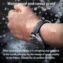 FKM Rubber Watch Strap Double Textured Brushed Fluororubber 20mm 22mm Quick Release Soft Durable Breathable FKM Rubber Strap Universal Replacement Band for Men Women