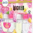 Febreze Plug In Air Freshener, "Wicked: For Good" Limited Edition Odor-Fighting Scented Oil Refill, Air Fresheners for Home and Bathroom and Kitchen, Long Lasting, Wicked Beautifical Blossom, 2 Count