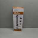 LEVERLOC 2 Pack Shower Grab Bars for Bathtubs and Showers, Easy to Install Suction Shower Handles for Bathroom Removable Handrails for Seniors Elderly Heavy Duty Safety Grip Waterproof Drill Free Gray (16.8 2 Set)