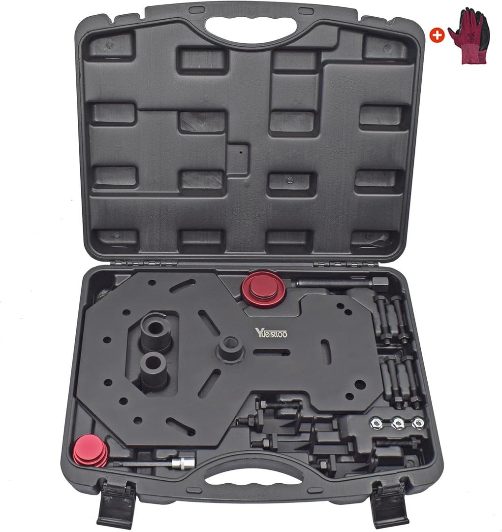 Double Clutch Dry DPS6 Transmission Installer Remover Tool Kit, Compatible with Volvo Ford Focus Replacement for FM No. 307675 (Black Case)
