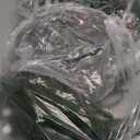 6.56FT Christmas Norfolk Pine Garland 40LED Bright Ball Lights with Red Berries Snowy Pincones Real Touch Green Pine Garlands for Mantle Table Stairs Fireplace Indoor Outdoor Home Christmas Decoration