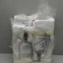 RORIANO 24'' Farmhouse Resin Table Lamps Set of 2 for Bedroom Living Room Vintage Traditional Desk Lamps Rustic Nightstand Bedside Lamps for Office Entryway, 2 Bulbs Included (Earth Brown)