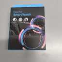 2 x Misxi 2-Pack Hard PC Case with Screen Protector for Samsung Galaxy Watch 5 Galaxy Watch 4 44mm, Ultra-Thin Scratch Resistant Cover with Tempered Glass, 1 Black + 1 Transparent