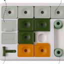 Dog Puzzle Toy 3 Levels, Mental stimulating for Boredom and Smart Dogs, Treat Puzzle for All Breeds Dog