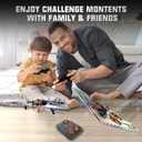 A ALPHA 3-in-1 RC Jet Plane, Remote Control Airplane Air, Land & Water RC Airplane Fighter Jet Drone Toy for Kids & Adults
