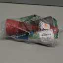 ATDAWN Lighted Christmas Table Decorations, Set of 3 Indoor LED Lighting Santa Snowman Reindeer Xmas Holiday Party Tabletop Desk Ornament & Candleholders