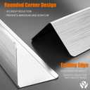 2x2x48 Inch 304 Stainless Steel Wall Corner Guards (5-Pack) Heavy Duty Rounded Corner Protector, Smooth Folded Edge Design for Wall Protection Stainless Steel Slab