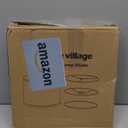 Beige Drum Lamp Shade, 13" Top x 13" Bottom x 10" High, Two Different Top Rings (Spider and UNO Fitter), Lamp Shade for Table Lamps Floor Lamps, Natural Linen Lampshade Replacement, Assembly Required