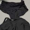 Buauty Bikini Sets for Women Swimsuit High Waisted Tummy Control Two Piece Front Cut-Out Strappy Bathing Suit Women 2026 (Small, Black)