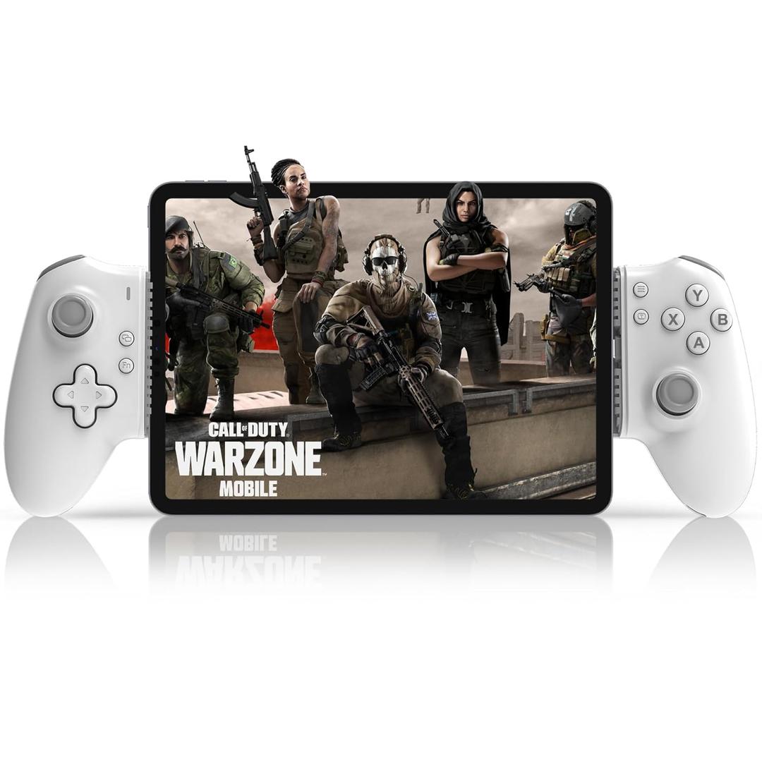 ArVin USB C Mobile Gaming Controller for iPad/Tablet(Within 6.7-11 in) USB-C Gamepad with Hall Joysticks/Hall Trigger/Turbo/Back keys, Remote Play for PS5/PS4/Xbox/PC Consoles, Cloud Game, Emulator