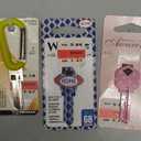 Set of 3 ( CLIP KEY-68-SC1-ASST6 + Hillman Group Rsc WACKEY-68-SC1-HOME-RWB )