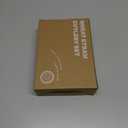 Homienly Reusable Wheat Straw Cutlery with Case, 6 Sets Wheat Straw Portable Knife Fork Spoons Tableware, Unbreakable Ttavel Utensils with Case, Lunch Utensils Set for Work, Picnic(White)