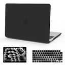 B BELK Compatible with MacBook Air 15 inch Case M5 2026 2025 2024 2023 M4 M3 M2 A3448 A3241 A3114 A2941 Liquid Retina Display, Matte Plastic Hard Shell Case + Keyboard Cover + Screen Protector, Black