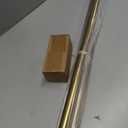 1 1/8 Inch Diameter Room Darkening Curtain Rods 84-134, Heavy Duty Window Wrap Around Drapery Rod with Aluminum Bracket, All Accessories, Wall Mounted Ceiling Mounted, Adjustable Length, Brushed Gold