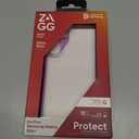 ZAGG Santa Cruz Samsung Galaxy S24+ Case - Ultra Slim, Clear Case with Color Accents, Graphene-Strengthened, Drop-Resistant, Grape Purple