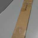 No Drill Cordless Vinyl Mini Blinds,White,33.5" W x 48" H