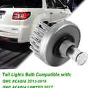 Lochnchn 13582912 Tail Lights Bulb Compatible with GMC Acadia 2013-2016,2017 GMC Acadia Limited Rear Brake Taillights Bulbs Replace 19433735