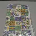 Artoid Mode Iris Donut Mask Lobster Checkered Design Mardi Gras Kitchen Towels Dish Towels, 18x26 Inch Farmhouse Decoration Cleaning Set of 2