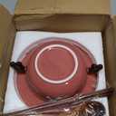 Straw Hat Ramen Bowl (Ceramic Bowl + Wooden Spoon + Chopsticks) for Anime Fans (Antlers)