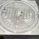 Modern Ceiling Fans with Lights,19" Low Profile Ceiling Fan,3000K-6500K Smart DimmableFlush Mount Ceiling Fan for Bedroom, Kids Room and Living Room (no shaking)