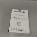 Lacoste Men's 100% Cotton Slim Fit Crew Neck Undershirt, 3-Pack (White)