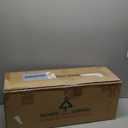 National Tree Company 4 ft Pre-Lit Crestwood Spruce Mini Artificial Christmas Entrance Tree, 100 Clear Lights, 230 Tips, Glitter, Pinecones, Red Berries, Gold Rubbed Pedestal Base, Green