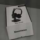 Wireless Headset with Mic for Work(Upgrade Volume Knob & Charging Indicator), Bluetooth Headset with Microphone for PC, with Noise Cancelling/Mute/USB for Call Center/Office/Home/Computer/Teams/Zoom (Black)