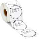 500 Pack Drink Stickers for Cups, Water Bottles, This Drink Belongs to Stickers for Wedding Reception, Birthday Party, Anniversary, Cocktail Party, Blank Cup Name Tags (2 in)