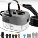 Steam Cleaner,15s Heat-Up,1.4L Tank,Steamer for Cleaning with 10 pcs Accessories,Multi-2500W High Temperature and Pressure handheld steamer,Steam Clea (4-02Gary)