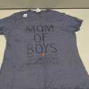 Mom of Boys Less Drama Than Girls But Harder to Keep Alive T-Shirt (Blue, M)