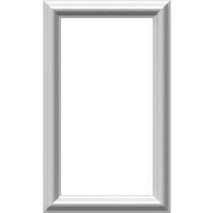 Ekena Millwork PNL12X20AS-01 12"W x 20"H x 1/2"P Ashford Molded Classic Wainscot Wall Panel