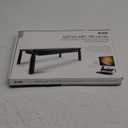 Allsop Metal Art Tri Level Stand, for 27" Monitors, 14.5" X 9.25" X 4.13" to 5.75", Black, Supports 30 Lb