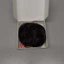 Foaoit Messy Bun, Fake Hair Bun Hair Pieces for Women, Messy Bun Hair Piece Clip on Bun Extensions, Curly Hairpieces for Women (Chocolate Brown)