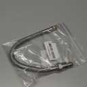 Upgraded Propane Regulator PigtailPOL x 1/4" NPT male12" LengthFlexible Whole Body SUS304 Stainless Steel Metal Hose