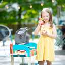 Melissa & Doug Deluxe Wooden Barbecue Grill, Smoker & Pizza Oven, Toy Food & Kids Play Kitchen Accessories, Preschool Learning Toys for Girls & Boys 3+ - FSC Certified, 22.2 x 14.95 x 8.4
