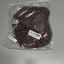 Women's Layered Ruffle Skirts Lettuce Trim High Waisted A Line Y2K Mini Skirt Shorts, Brown, Size: L