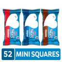 Rice Krispies Treats Mini Crispy Marshmallow Squares, Kids Snacks, Lunch Snacks, Variety Pack, 20.1oz Box (52 Bars) (EXP 08/12/25)