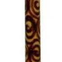Natural Bamboo Shaker/Rainstick Hand Painted Designs. (24 Inch, Burnt)
