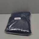 Amazon Basics Lightweight Super Soft Easy Care Microfiber 4 Piece Bed Sheet Set with 14-Inch Deep Pockets, Full, Navy Blue, Solid