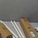 Antique White Wood Curtain Rod, Decorative Heavy Duty Curtain Rods for Windows 30 to 56 Inch, Adjustable Rustic Farmhouse 1'' Metal Drapery Pole with Modern Faux Wood Grain Finials