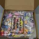 Estune 60 Pcs Animal Erasers for Kids with 60 Pcs Mini Boxes Animal Pencil Erasers Bulk Fun Toys Gifts for Classroom Prize Game Reward Treasure Box Stuffers Party Favors