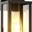 Motion Sensor Dawn to Dusk Outdoor Sensor Light Fixture Anti-Rust Exterior Wall Lighting Waterproof Outdoor Wall Lantern for Porch Patio Front Door Garage (1 Pack)