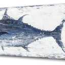 Yihui Arts Decor Abstract Fish Sealife Canvas Wall Art Prints Gallery Wrapped Ready to Hang for Coastal Bedroom Livingroom Office Wall Decoration, 48"L x 16"W