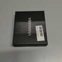 VANNANBA Wallet for Men Bifold Credit Card Holder,RFID Blocking Front Pocket Wallets for Men Teen Boys with Gift Box(Black)