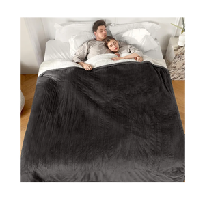 ESTINGO Electric Blanket Queen Size, 84"x90" Queen Heated Blanket with Dual Control of 5 Heating Levels & 10 Hours Auto Off, Fast Heating Blanket for Home Bedding Use, Dark Gray