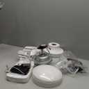 Ceiling Fans with Lights- 52" Low Profile Indoor Ceiling Fan with Light and Remote/APP Control, Flush Mount, 6 Blade, LED Dimmable DC Reversible Modern Ceiling Fan for BedroomWhite